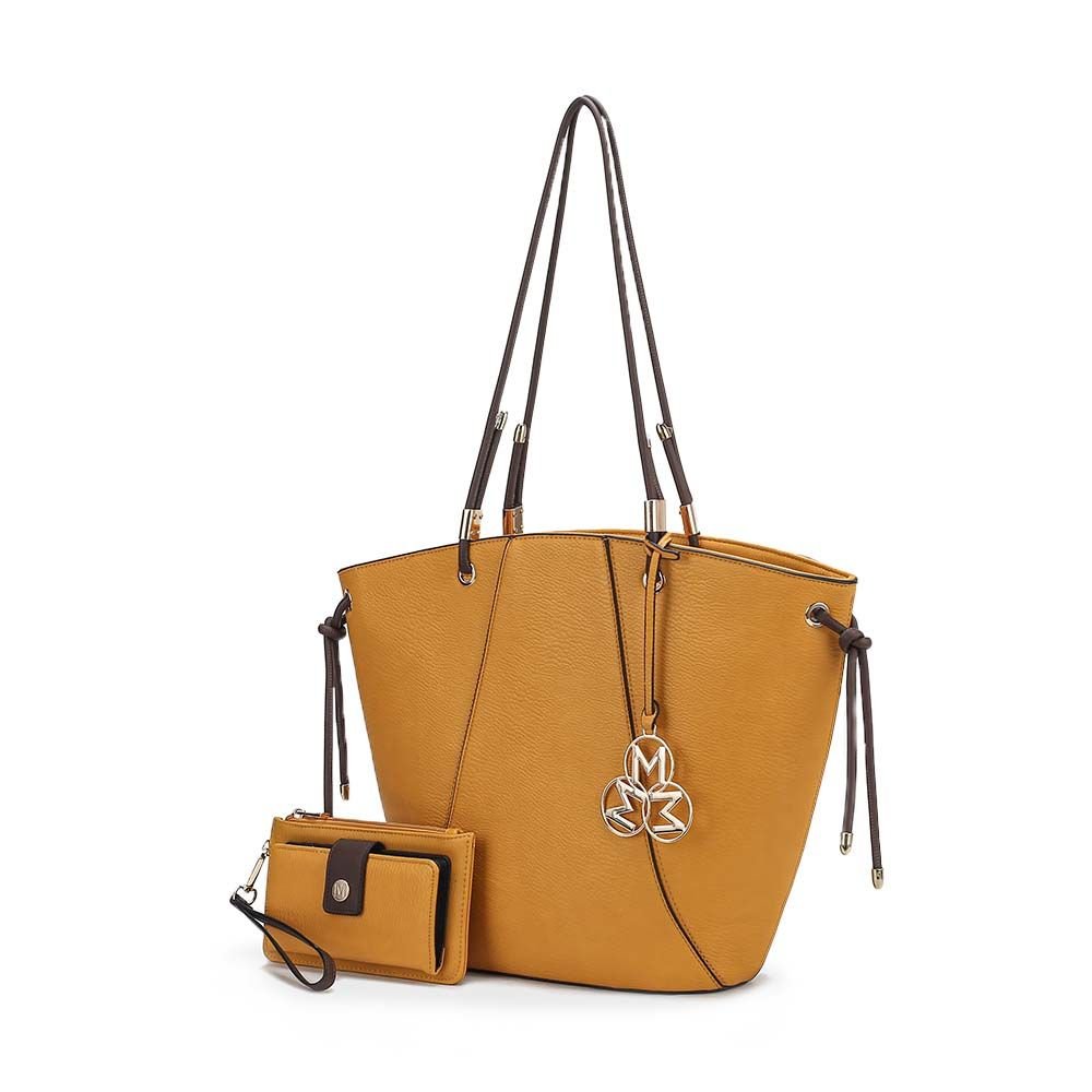 MKF Collection Liv Tote and Wallet Set Fashion Handbag by Mia K.