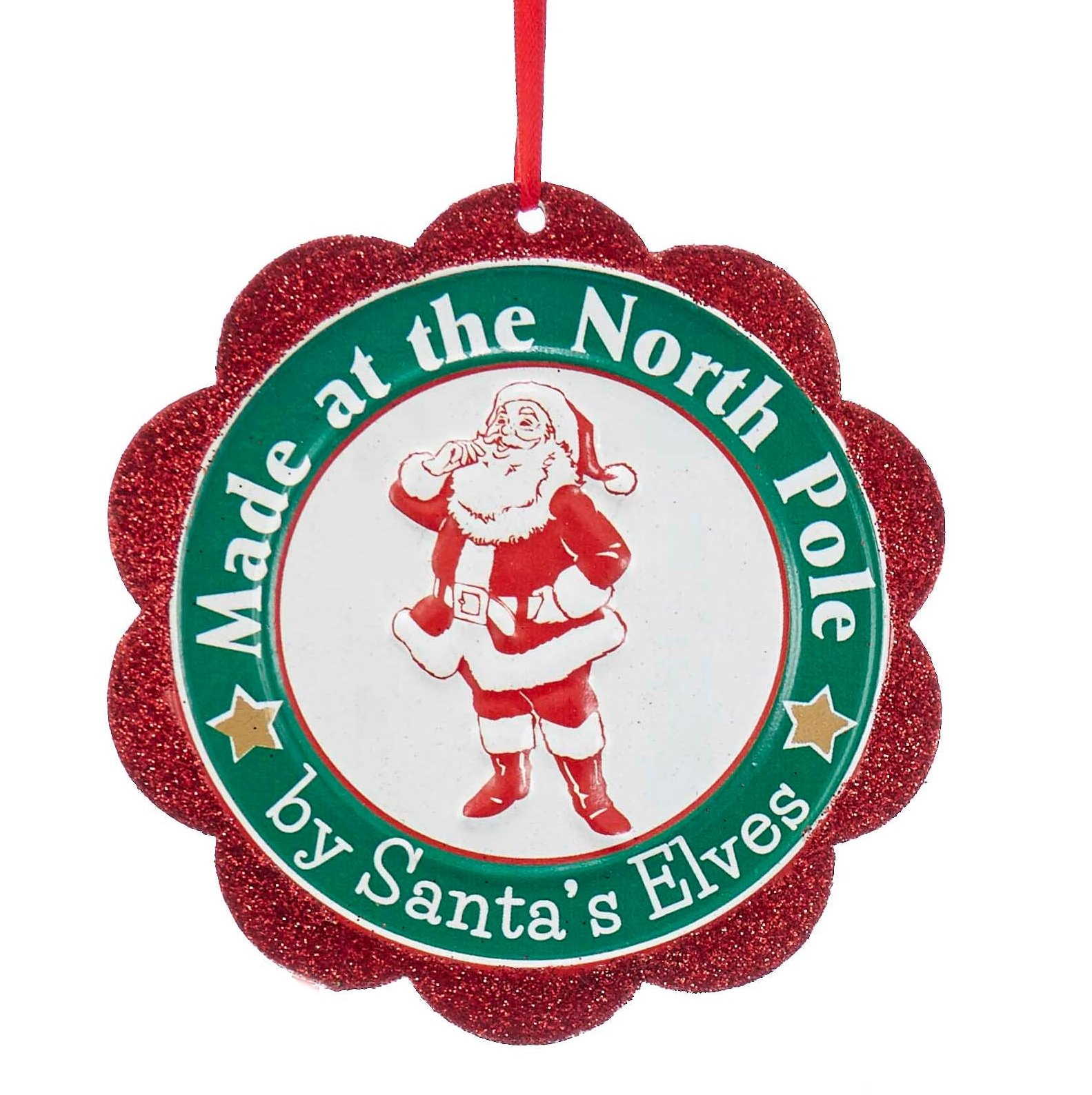Santa Seal of Approval Ornament - Made at the North Pole
