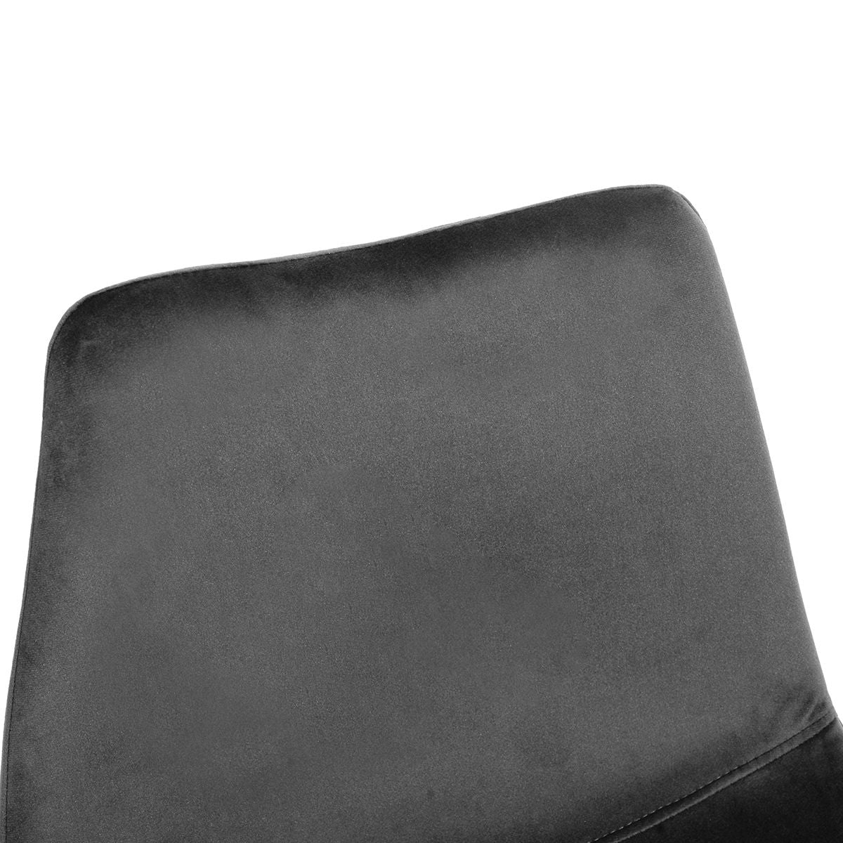 Modern Dining Chairs Set of 2; Velvet Upholstered Side Chairs with Golden Metal Legs for Dining Room Furniture