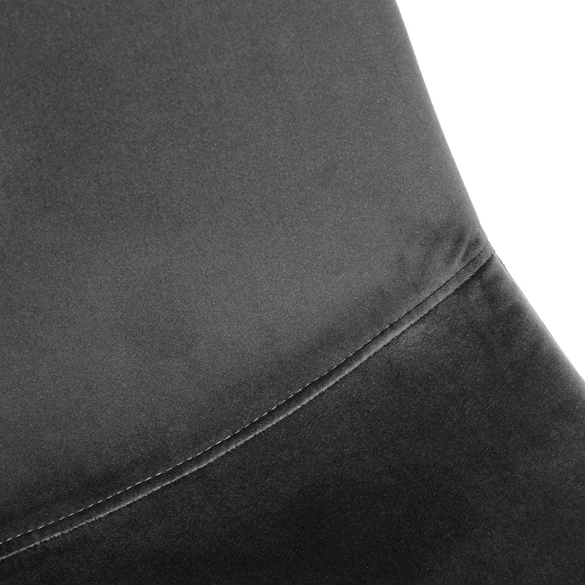 Modern Dining Chairs Set of 2; Velvet Upholstered Side Chairs with Golden Metal Legs for Dining Room Furniture