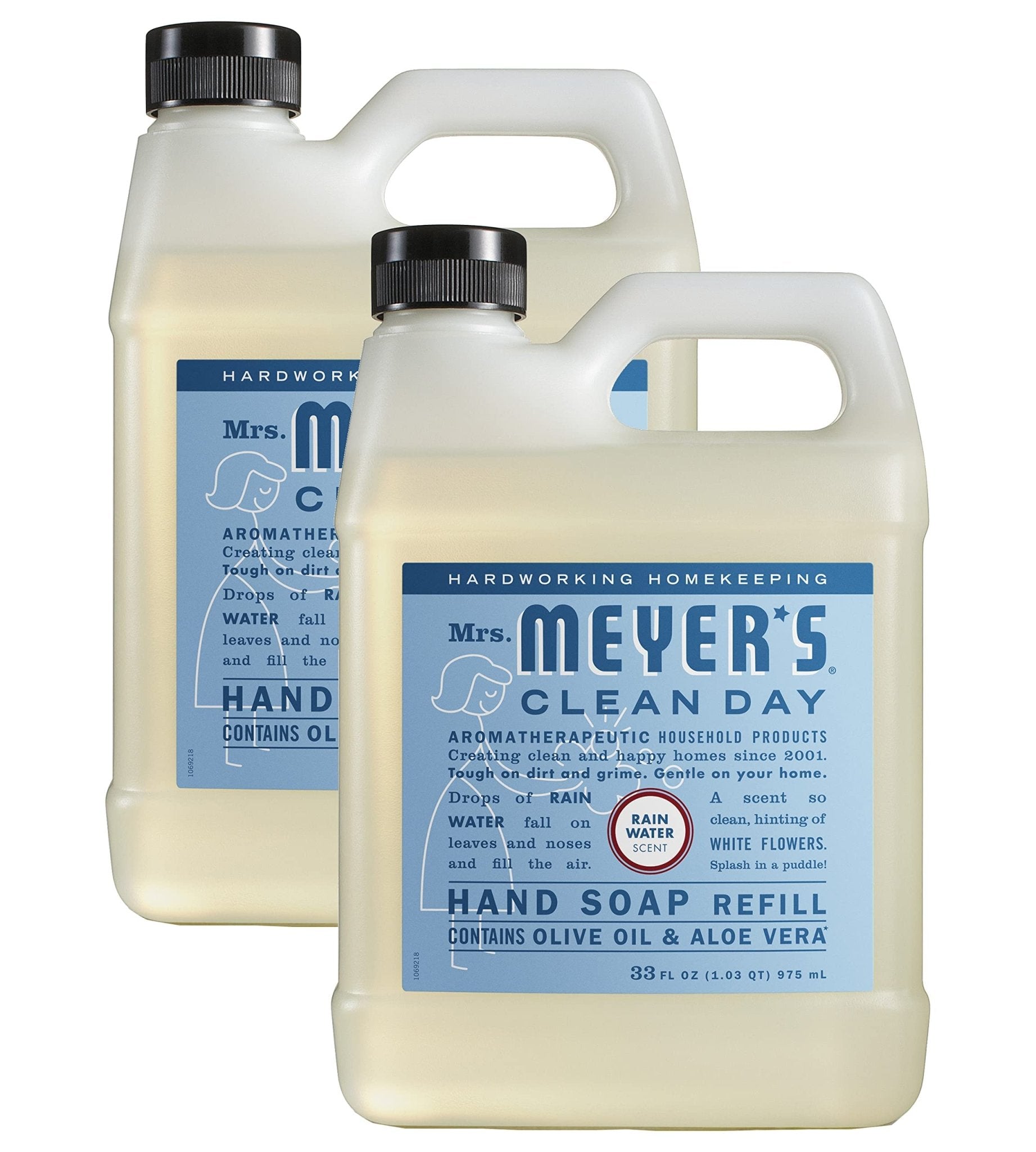 MRS. MEYER'S CLEAN DAY Liquid Hand Soap Refill, Cruelty Free and Biodegradable Formula, Lavender Scent, 33 Fl Oz (Pack of 1)