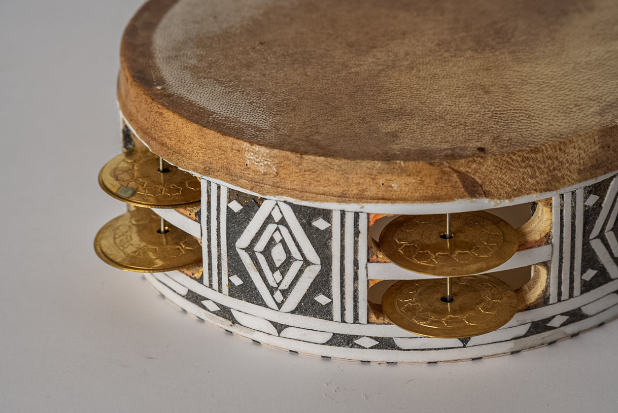 Moroccan “RIQ” Traditional Tambourine by Verve Culture