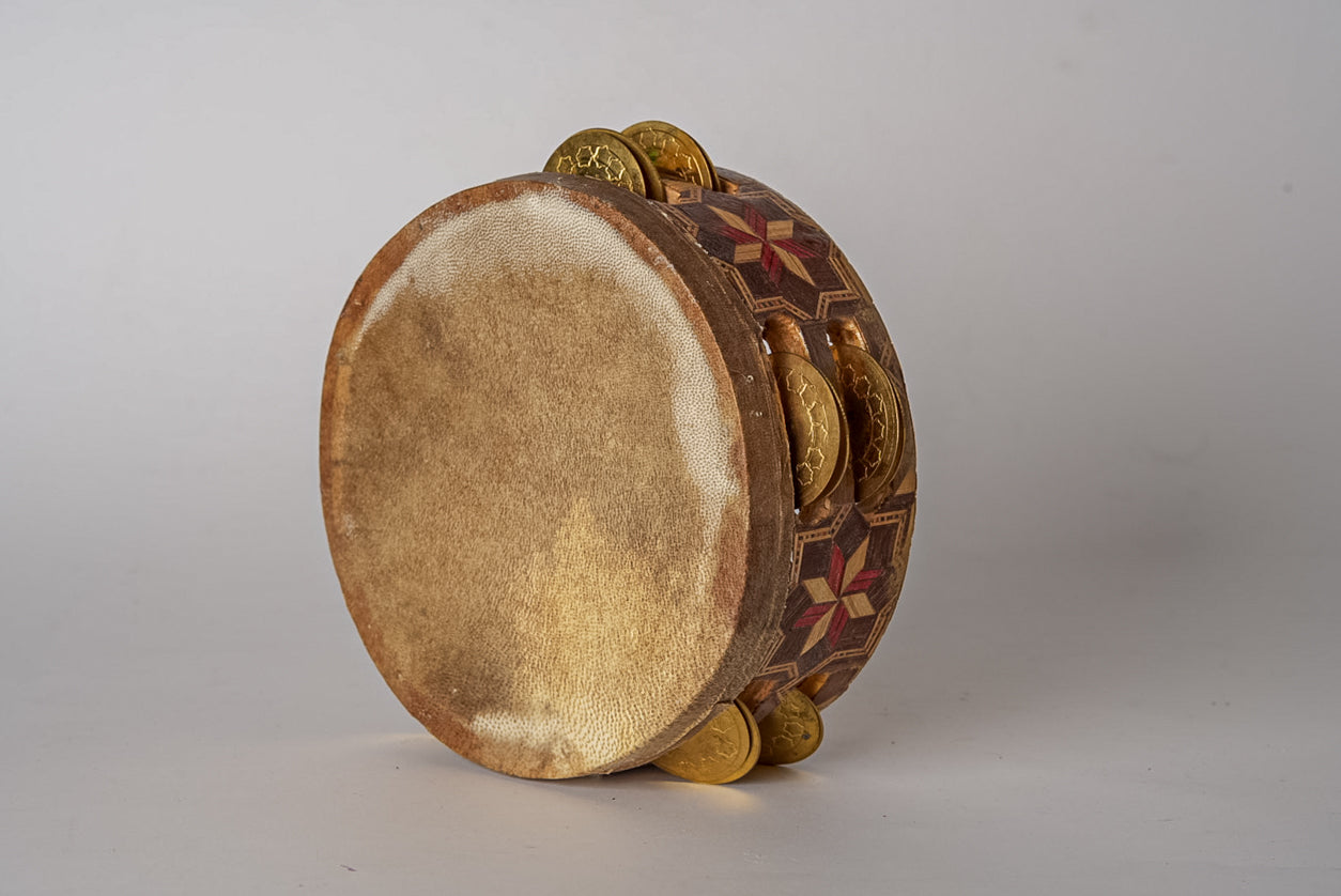 Moroccan “RIQ” Traditional Tambourine by Verve Culture