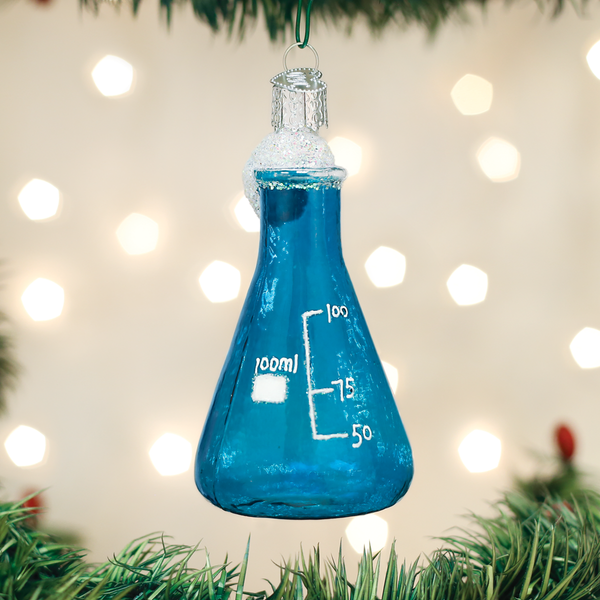Science Beaker Glass Ornament