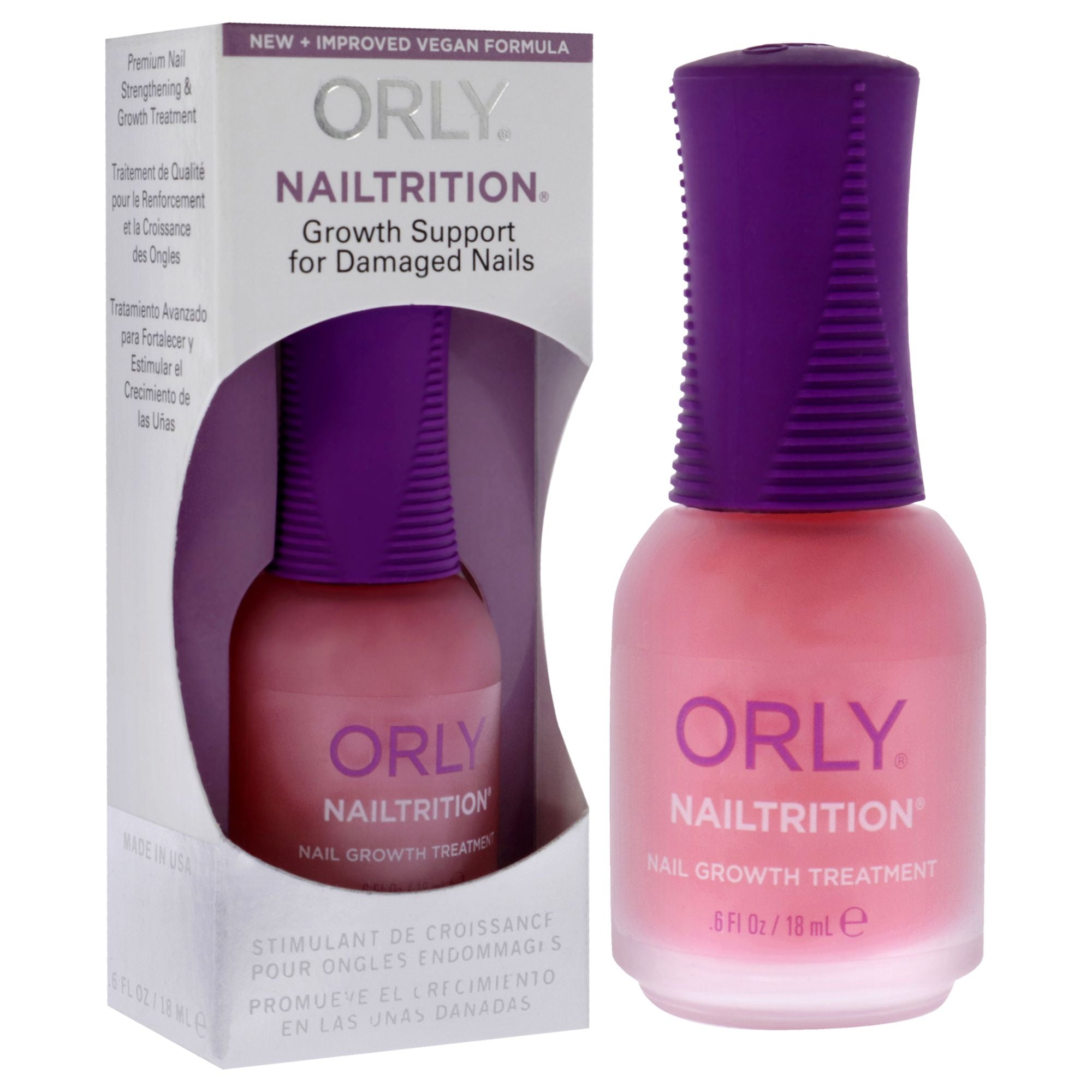 Nailtrition Nail Growth Treatment by Orly for Women - 0.6 oz Nail Treatment