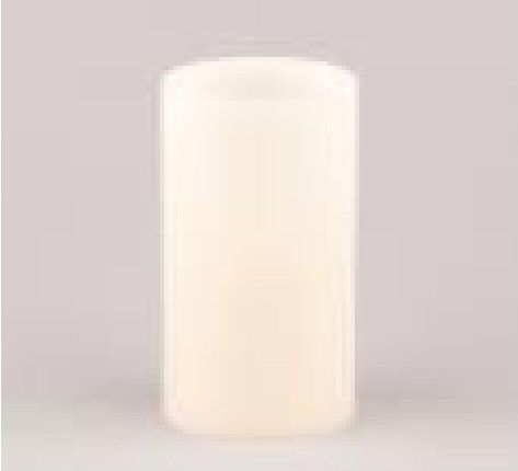 LED Straight Edge Candle - Bisque 3X6