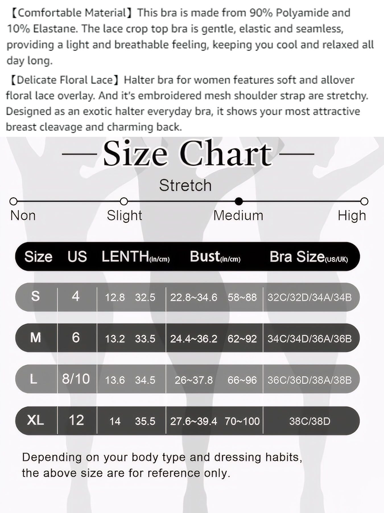 Neck-hanging sexy bra, lace lingerie, sexy underwear