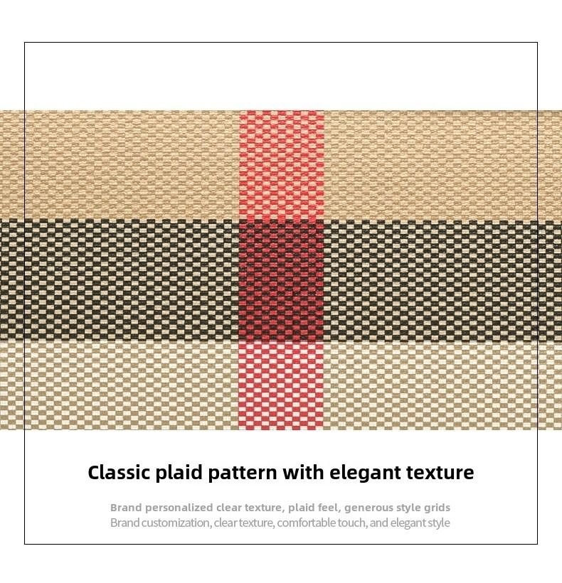 New advanced texture plaid handbag live hot models of fashion women's bags simple versatile new tide