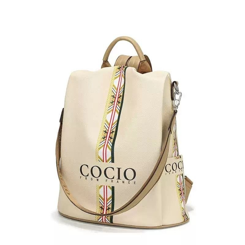 New Colorful Beige Shoulder Bag Simple Hundred models Women's Travel Backpack Cross-border Hot models Women's Bags