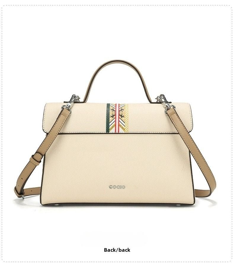 New colorful white series handbag messenger bag niche design models shoulder handbag cross-border hot models