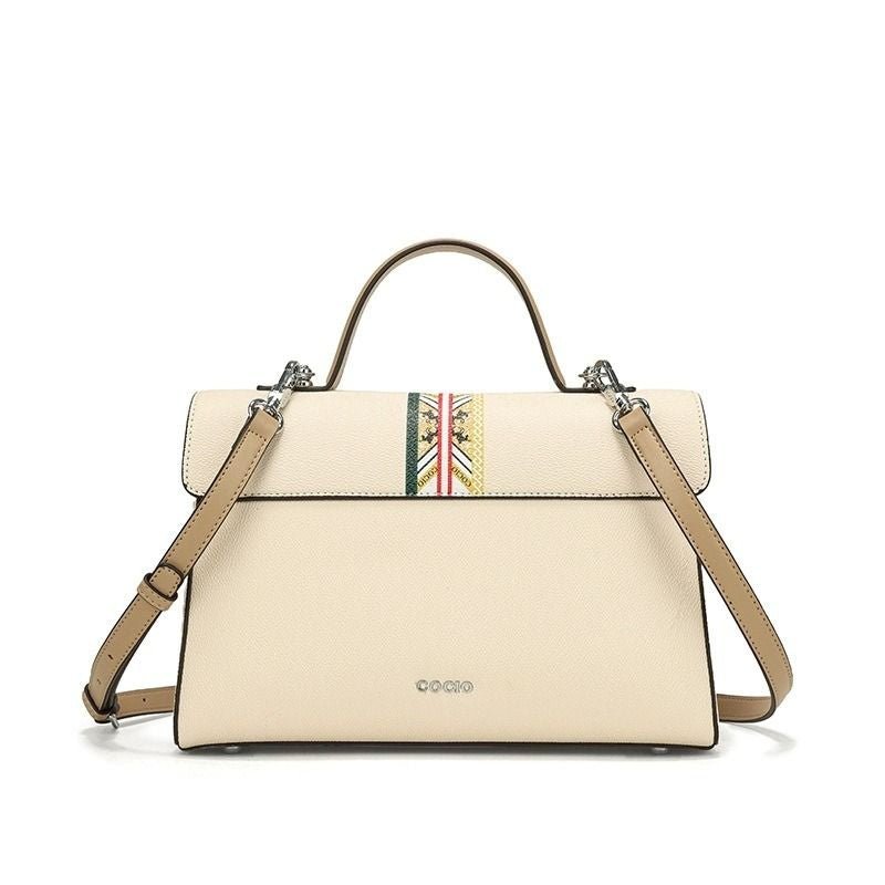 New colorful white series handbag messenger bag niche design models shoulder handbag cross-border hot models