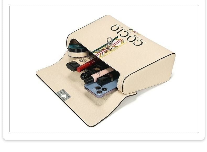 New colorful white series handbag messenger bag niche design models shoulder handbag cross-border hot models