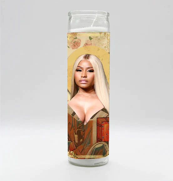 Saint Barbz Candle by BOBBYK
