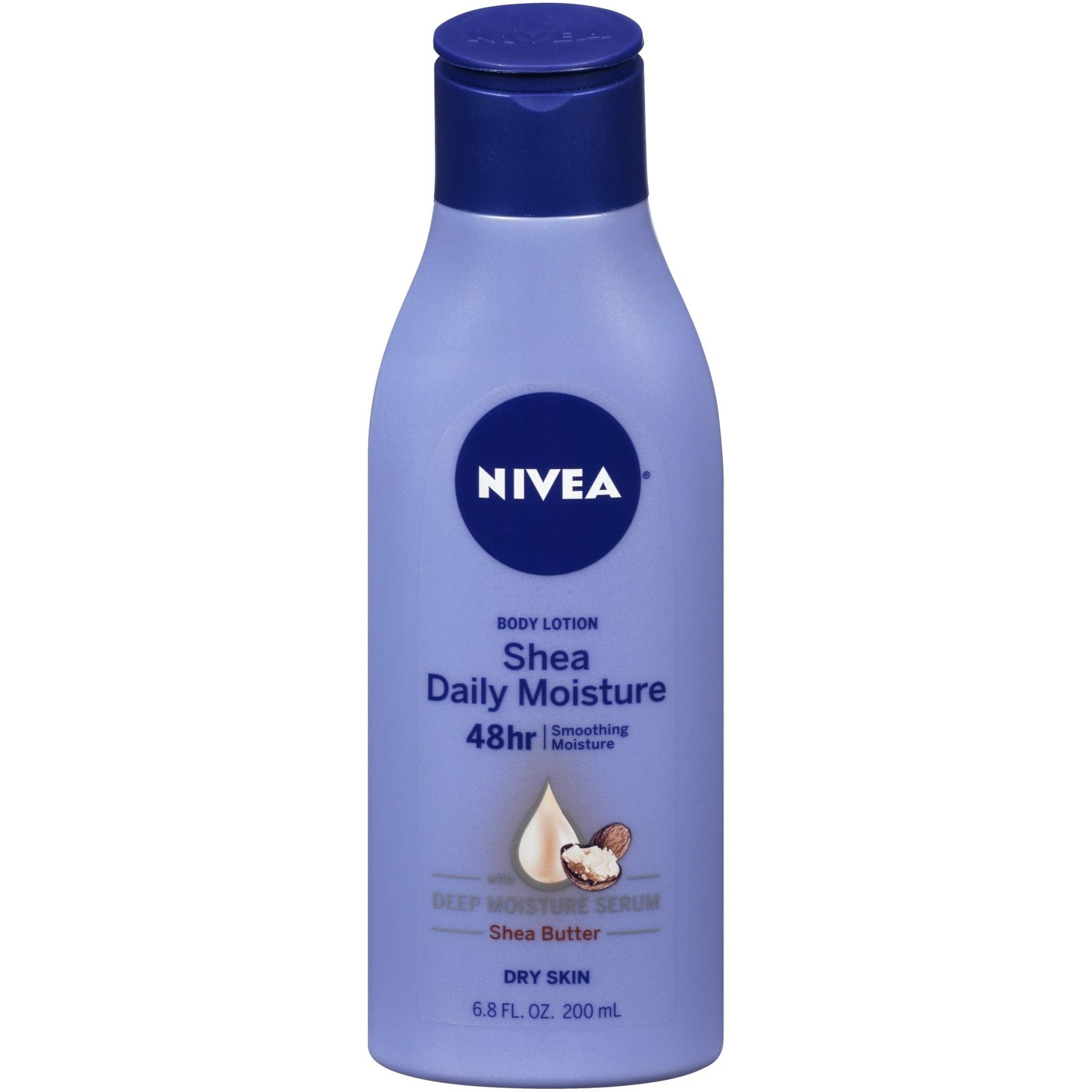 NIVEA Shea Nourish Body Lotion for Dry Skin with Hyaluronic Acid, Shea Butter and Deep Nourishing Serum, 48-Hour Body Moisturizer, 16.9 Fl Oz Pump Bottle