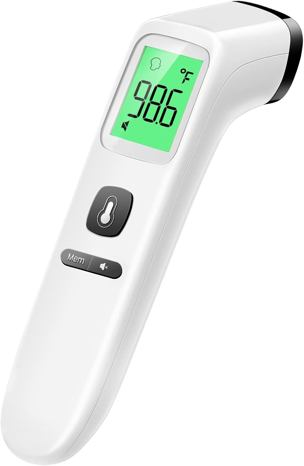 No-Touch Thermometer for Adults and Kids, Accurate Digital Baby Thermometer, Fever Alarm & Silent Mode, 2 in 1 Forehead & Object Mode