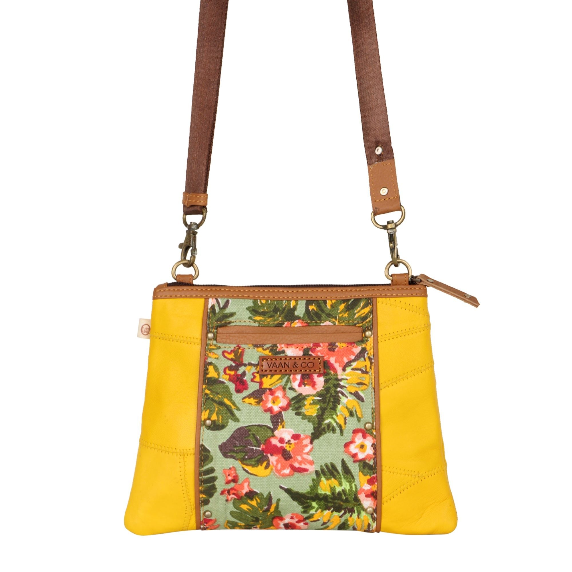 Noa Angled Crossbody Bag - Summer Jungle