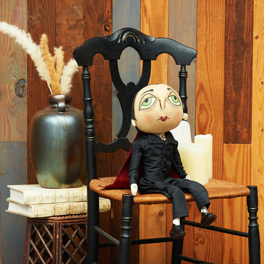Norbert Vampire Gathered Traditions Art Doll by Joe Spencer
