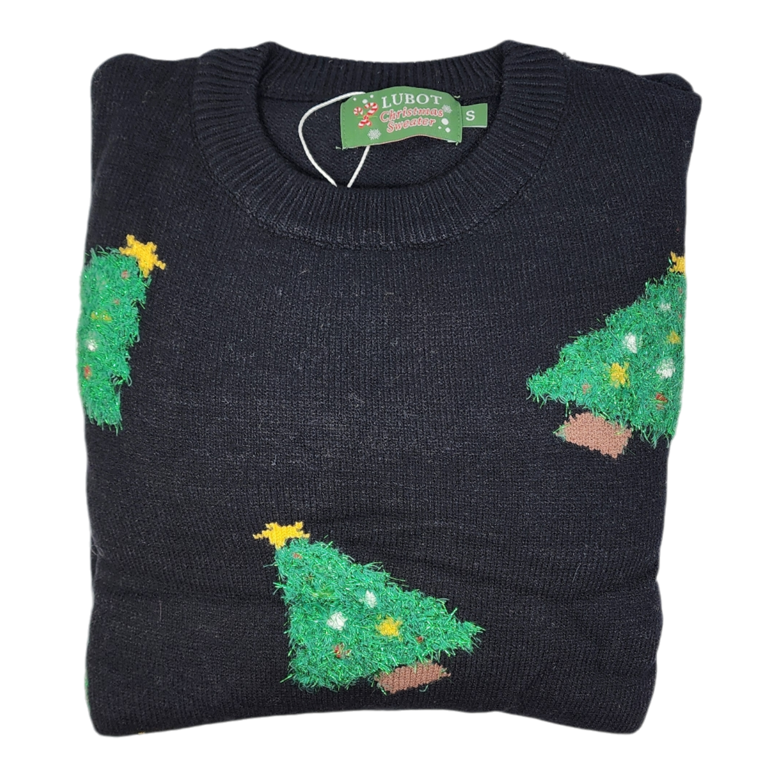 Festive Christmas Sweatershirt - Tinsle Tree -