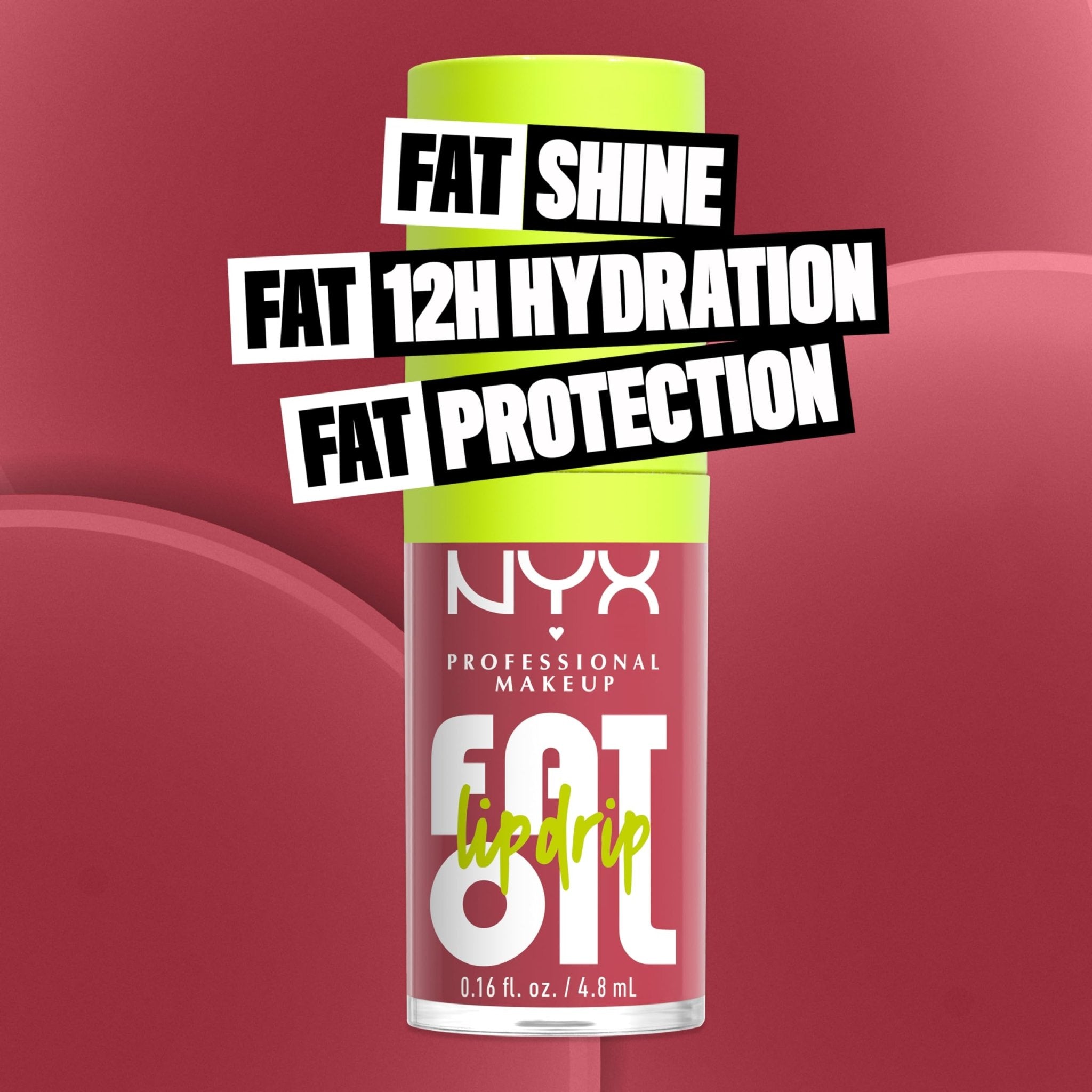 NYX PROFESSIONAL MAKEUP Fat Oil Lip Drip, Moisturizing Lip Oil Gloss, Vegan Tinted Formula, Up to 12 HR Hydration - Missed Call (Sheer Pink)