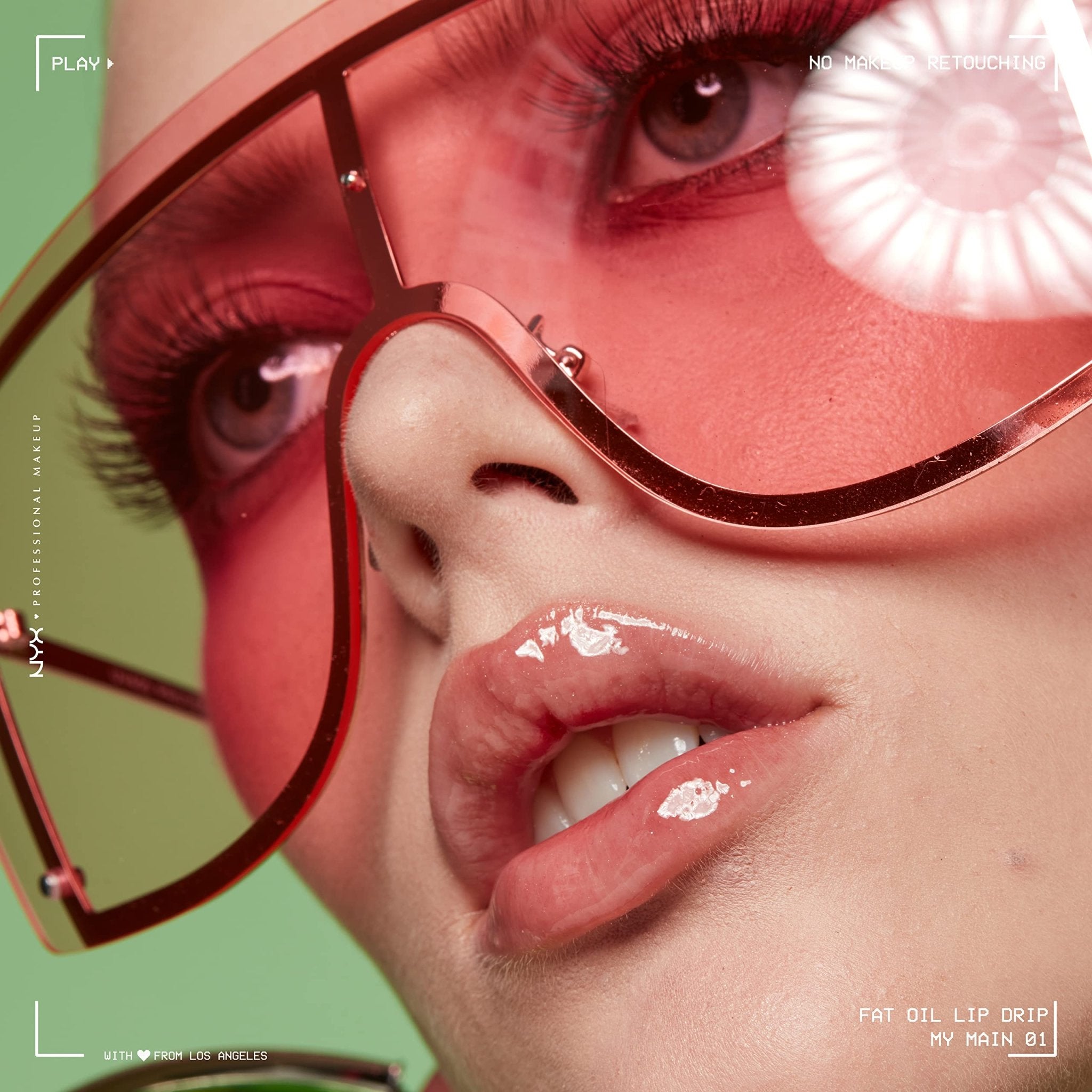 NYX PROFESSIONAL MAKEUP Fat Oil Lip Drip, Moisturizing Lip Oil Gloss, Vegan Tinted Formula, Up to 12 HR Hydration - Missed Call (Sheer Pink)