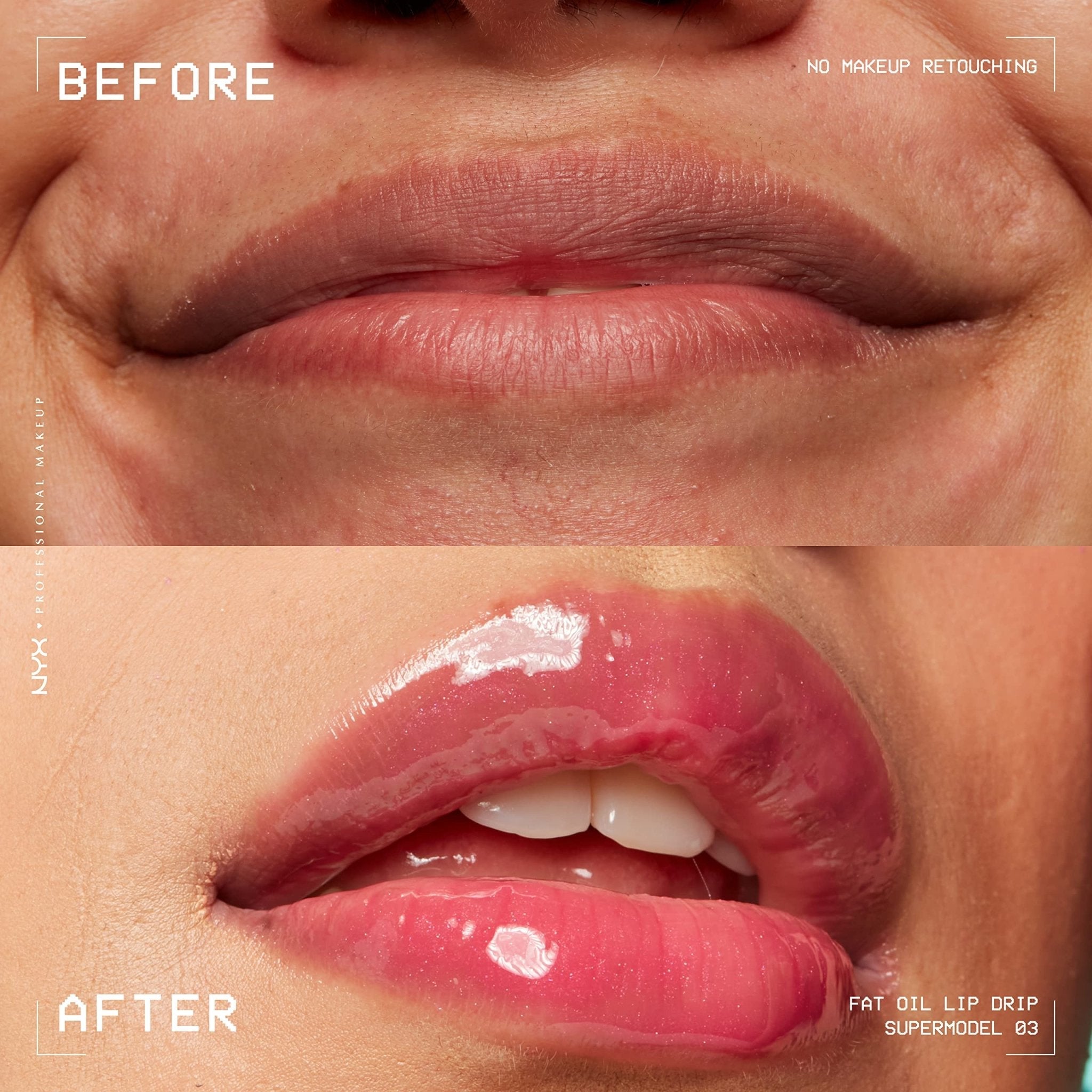 NYX PROFESSIONAL MAKEUP Fat Oil Lip Drip, Moisturizing Lip Oil Gloss, Vegan Tinted Formula, Up to 12 HR Hydration - Missed Call (Sheer Pink)