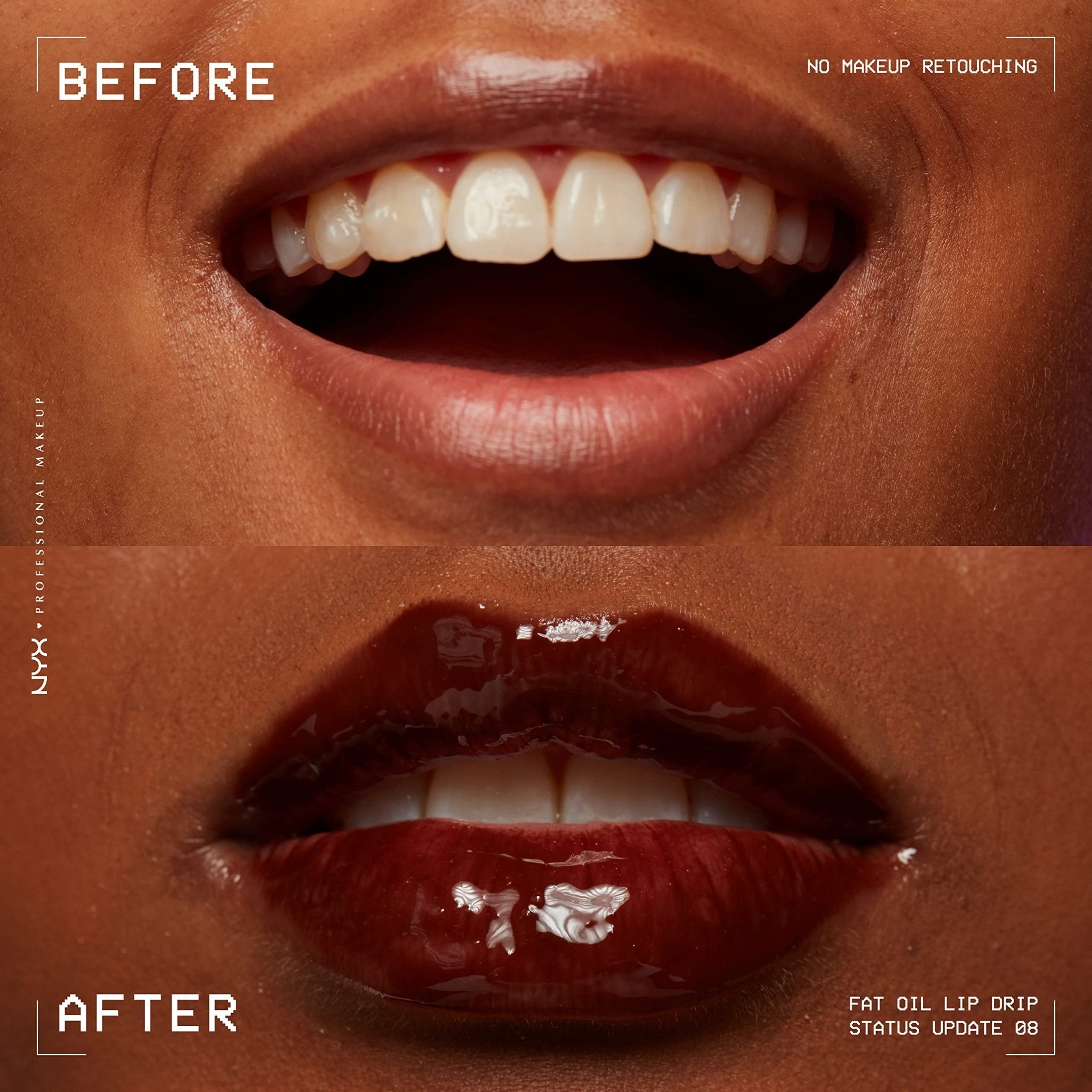 NYX PROFESSIONAL MAKEUP Fat Oil Lip Drip, Moisturizing Lip Oil Gloss, Vegan Tinted Formula, Up to 12 HR Hydration - Missed Call (Sheer Pink)