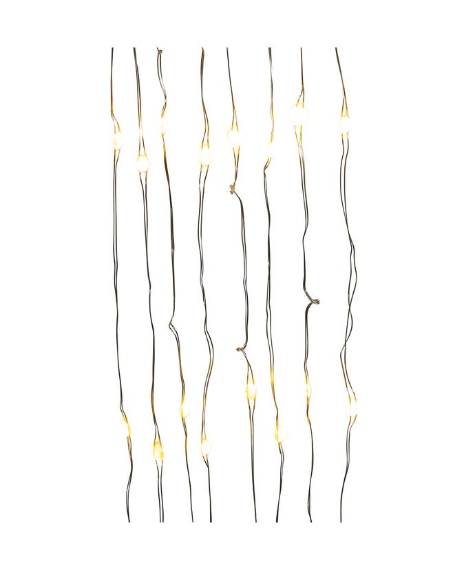 50-Light Battery-Operated Warm White Superbright LED Light Set