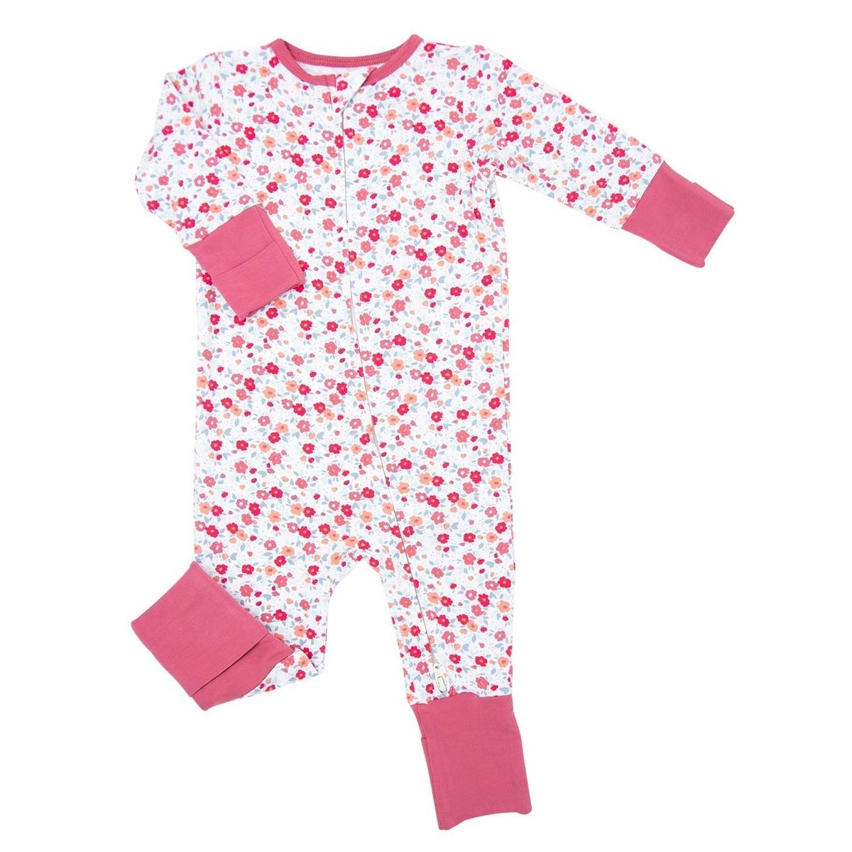 Convertible Romper - Crimson Floral