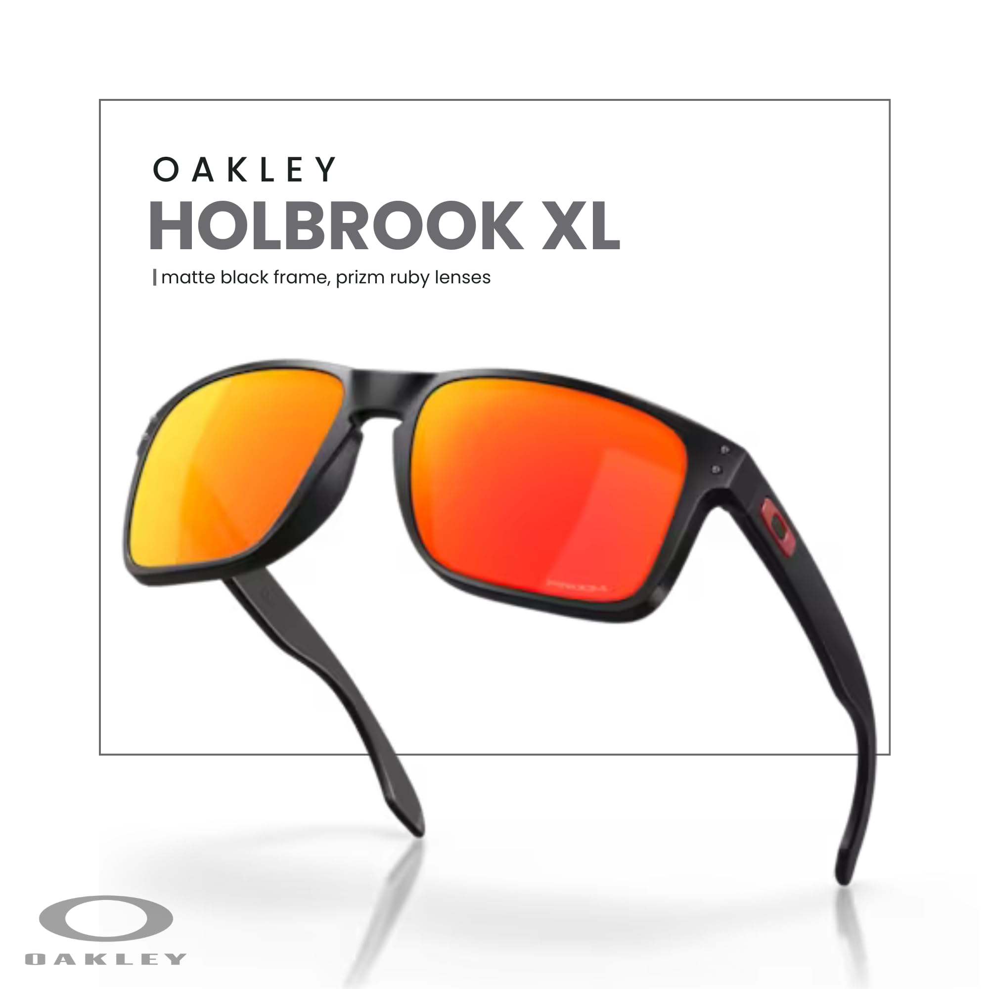 Oakley Holbrook XL OO9417 Square Sunglasses For Men+ BUNDLE Leash +Designer iWear Care Kit