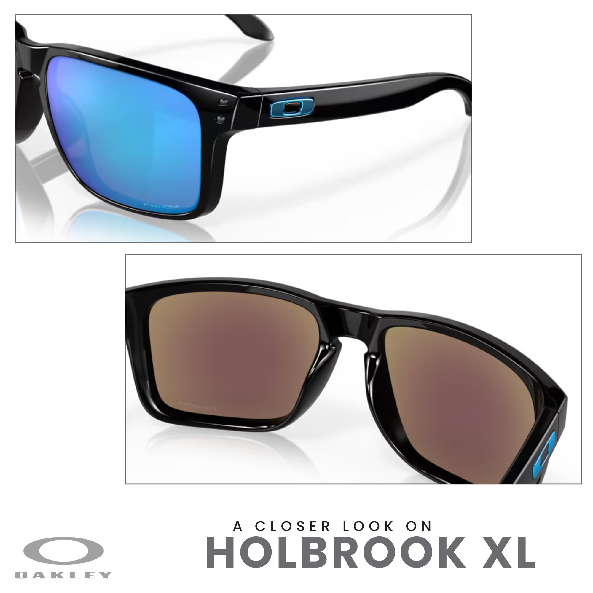 Oakley Holbrook XL OO9417 Square Sunglasses For Men+ BUNDLE Leash +Designer iWear Care Kit