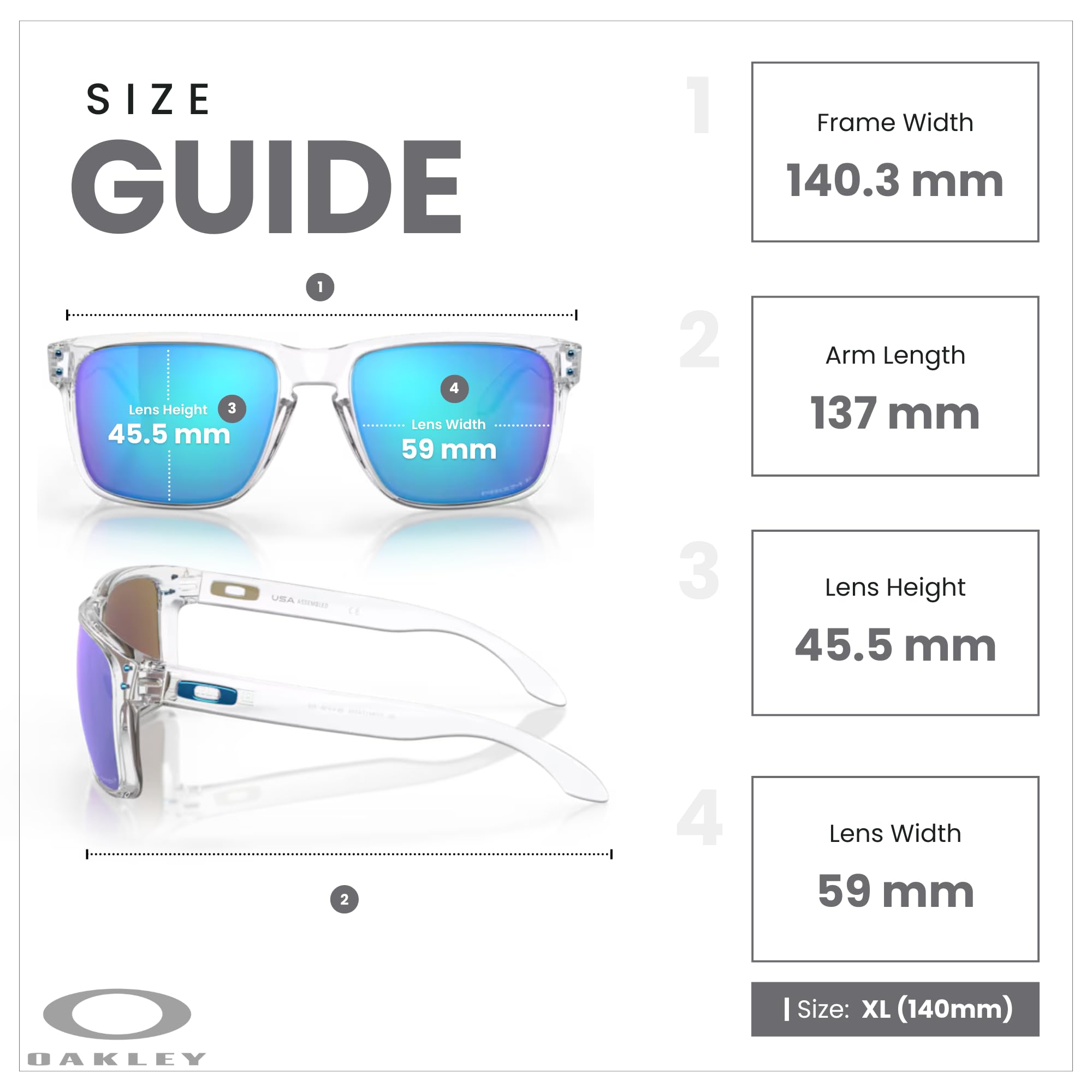 Oakley Holbrook XL OO9417 Square Sunglasses For Men+ BUNDLE Leash +Designer iWear Care Kit