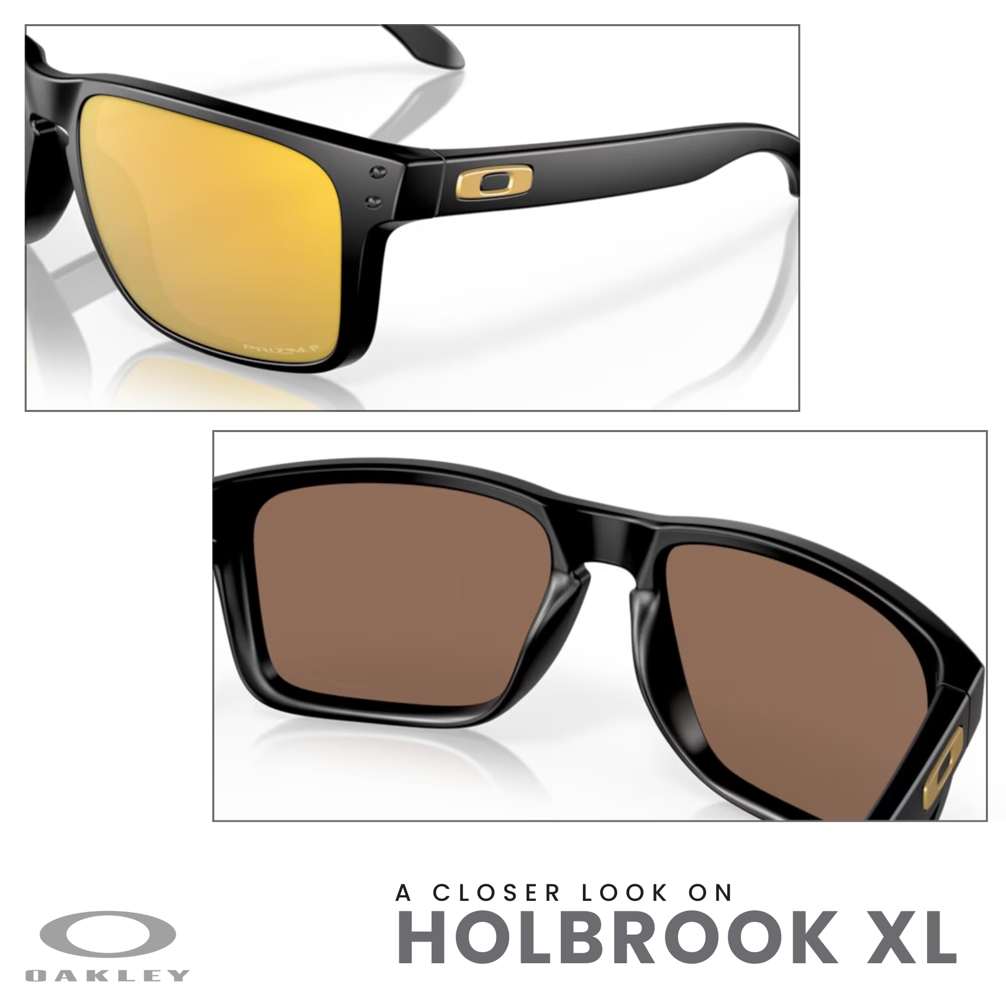 Oakley Holbrook XL OO9417 Square Sunglasses For Men+ BUNDLE Leash +Designer iWear Care Kit