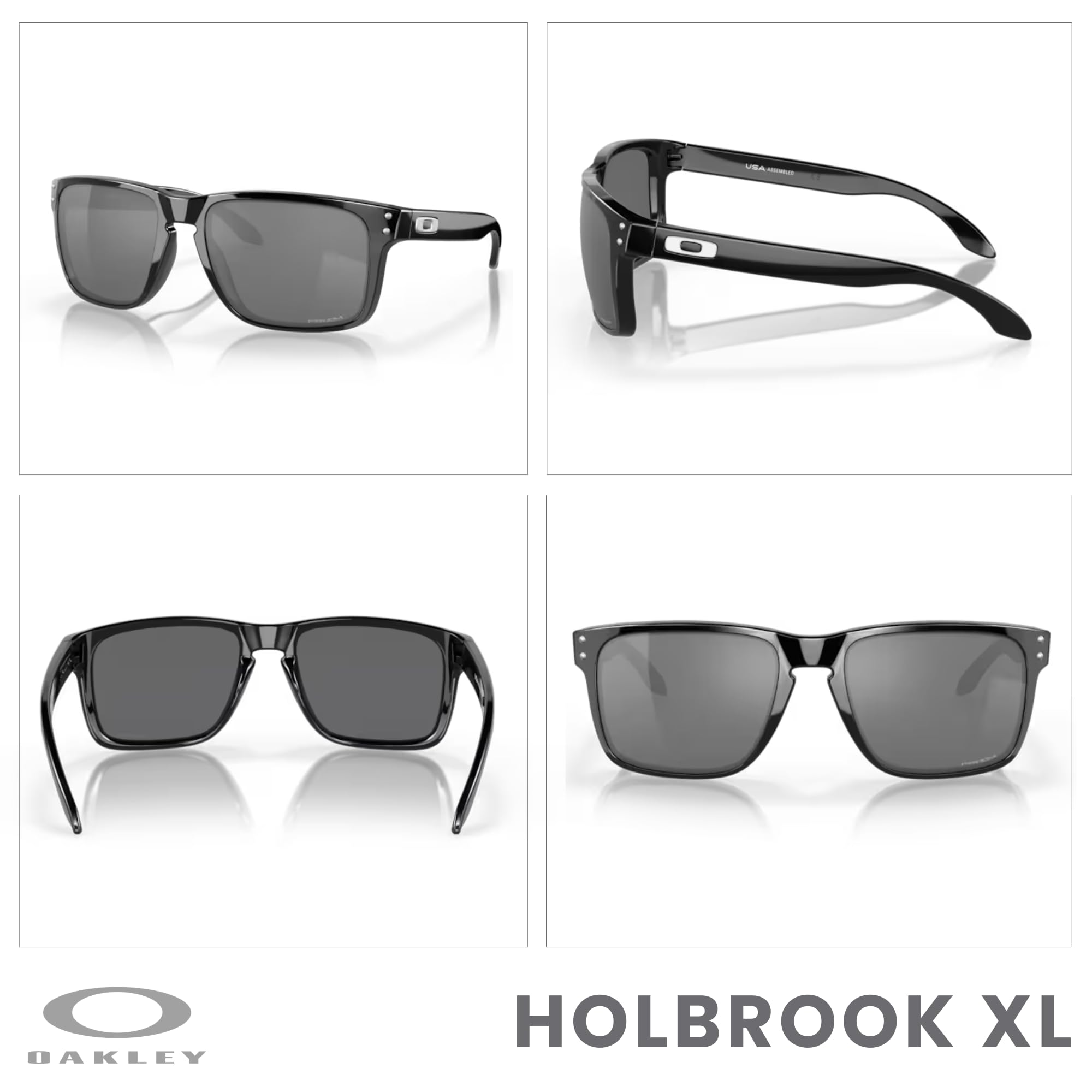 Oakley Holbrook XL OO9417 Square Sunglasses For Men+ BUNDLE Leash +Designer iWear Care Kit