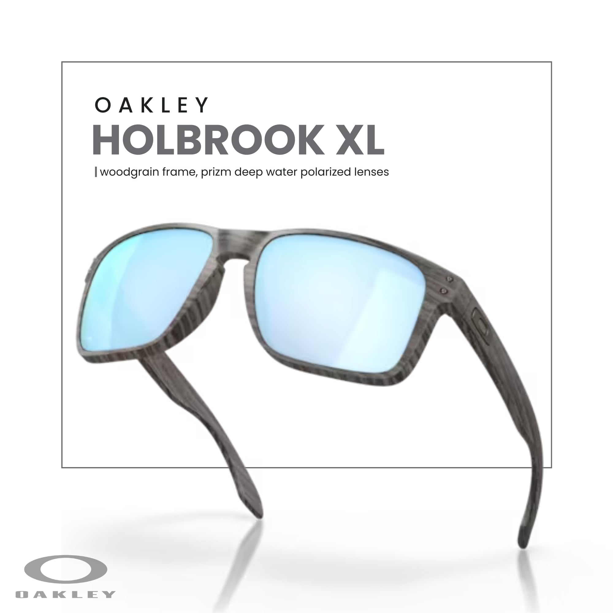 Oakley Holbrook XL OO9417 Square Sunglasses For Men+ BUNDLE Leash +Designer iWear Care Kit