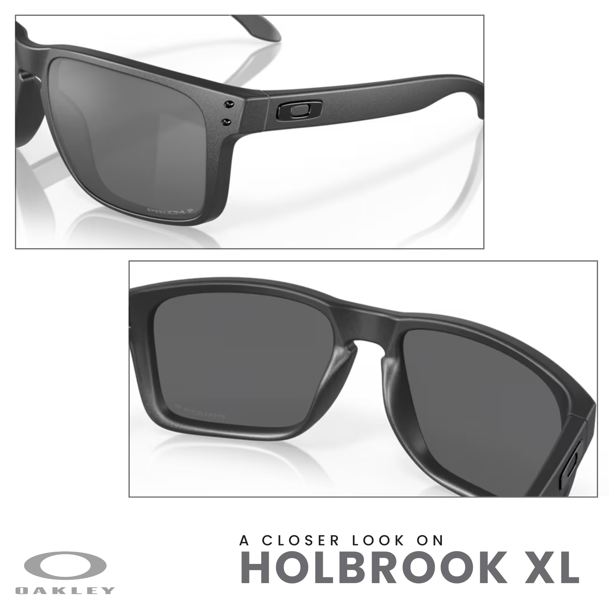 Oakley Holbrook XL OO9417 Square Sunglasses For Men+ BUNDLE Leash +Designer iWear Care Kit