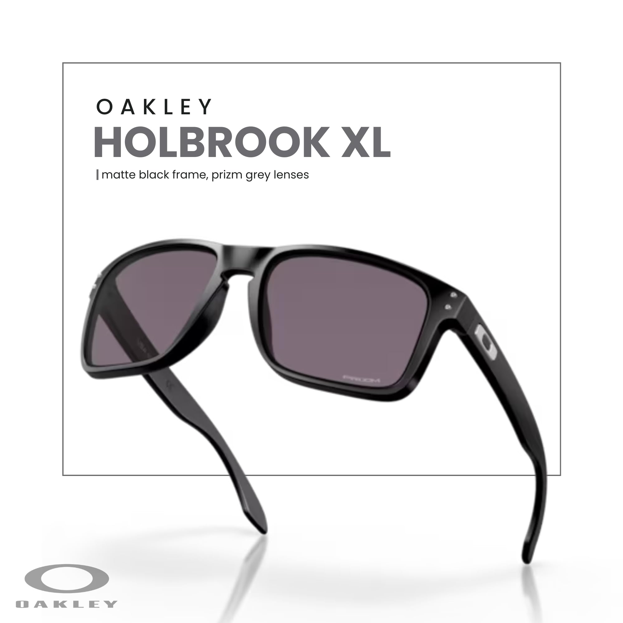 Oakley Holbrook XL OO9417 Square Sunglasses For Men+ BUNDLE Leash +Designer iWear Care Kit