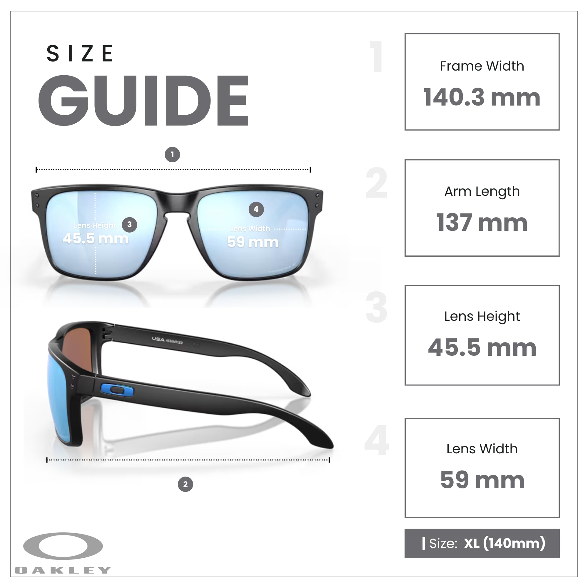 Oakley Holbrook XL OO9417 Square Sunglasses For Men+ BUNDLE Leash +Designer iWear Care Kit