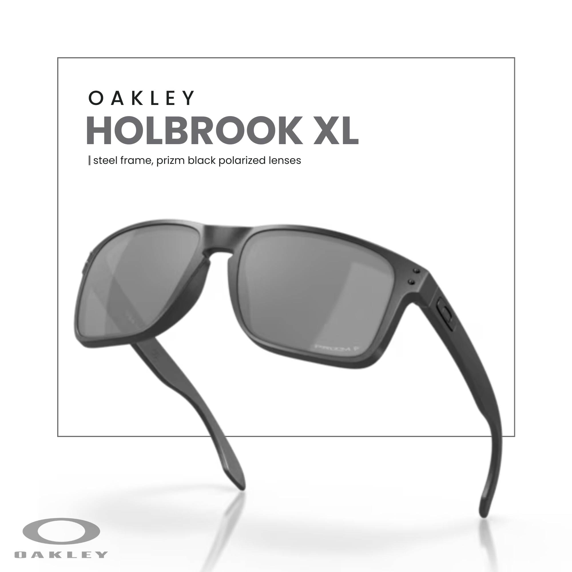 Oakley Holbrook XL OO9417 Square Sunglasses For Men+ BUNDLE Leash +Designer iWear Care Kit