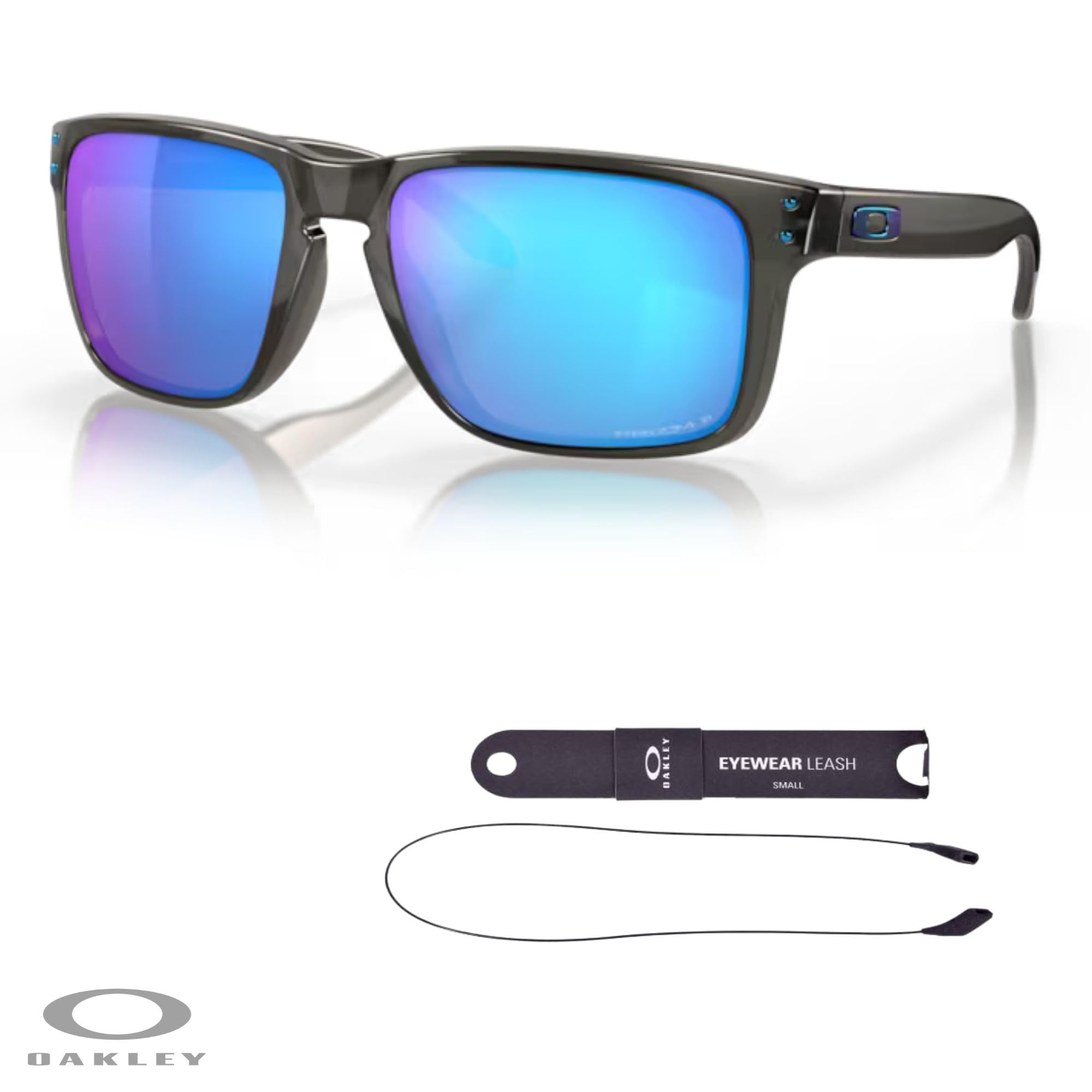 Oakley Holbrook XL OO9417 Square Sunglasses For Men+ BUNDLE Leash +Designer iWear Care Kit