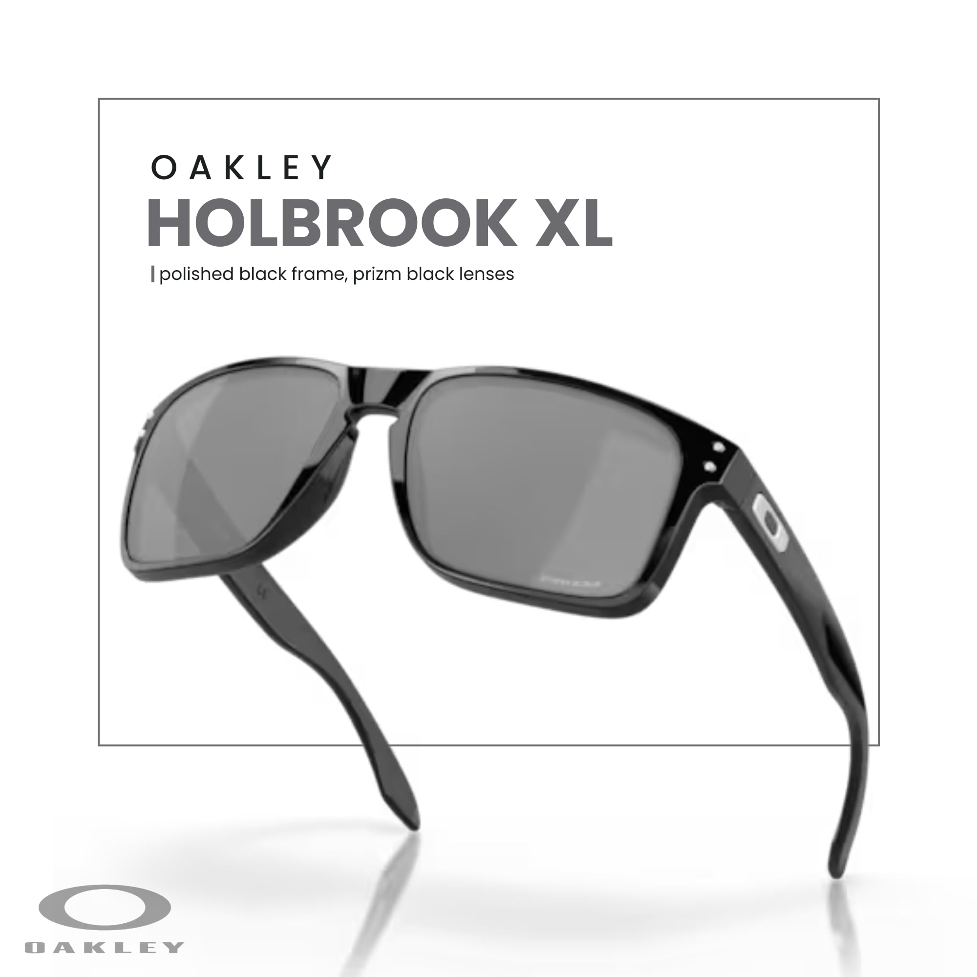 Oakley Holbrook XL OO9417 Square Sunglasses For Men+ BUNDLE Leash +Designer iWear Care Kit