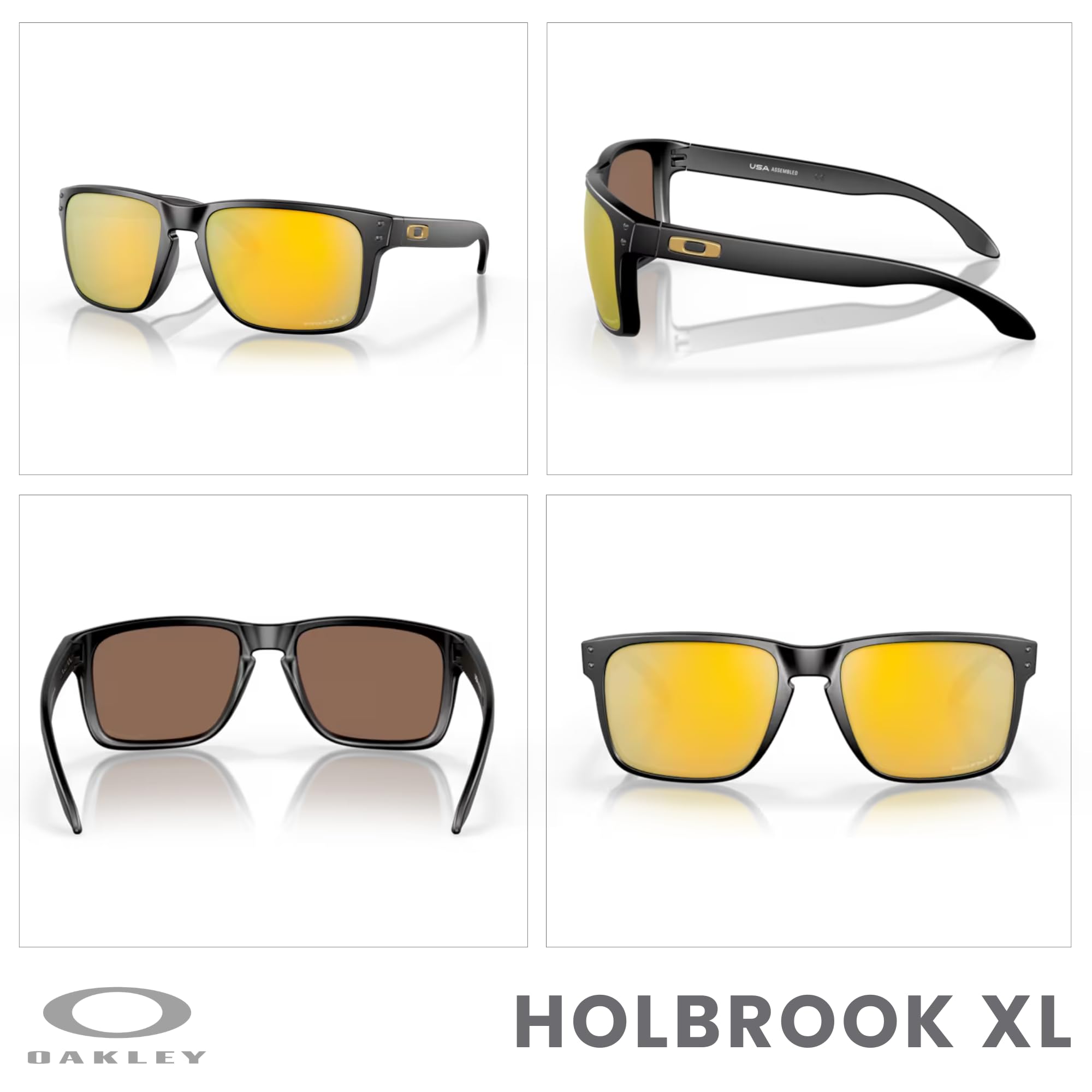 Oakley Holbrook XL OO9417 Square Sunglasses For Men+ BUNDLE Leash +Designer iWear Care Kit