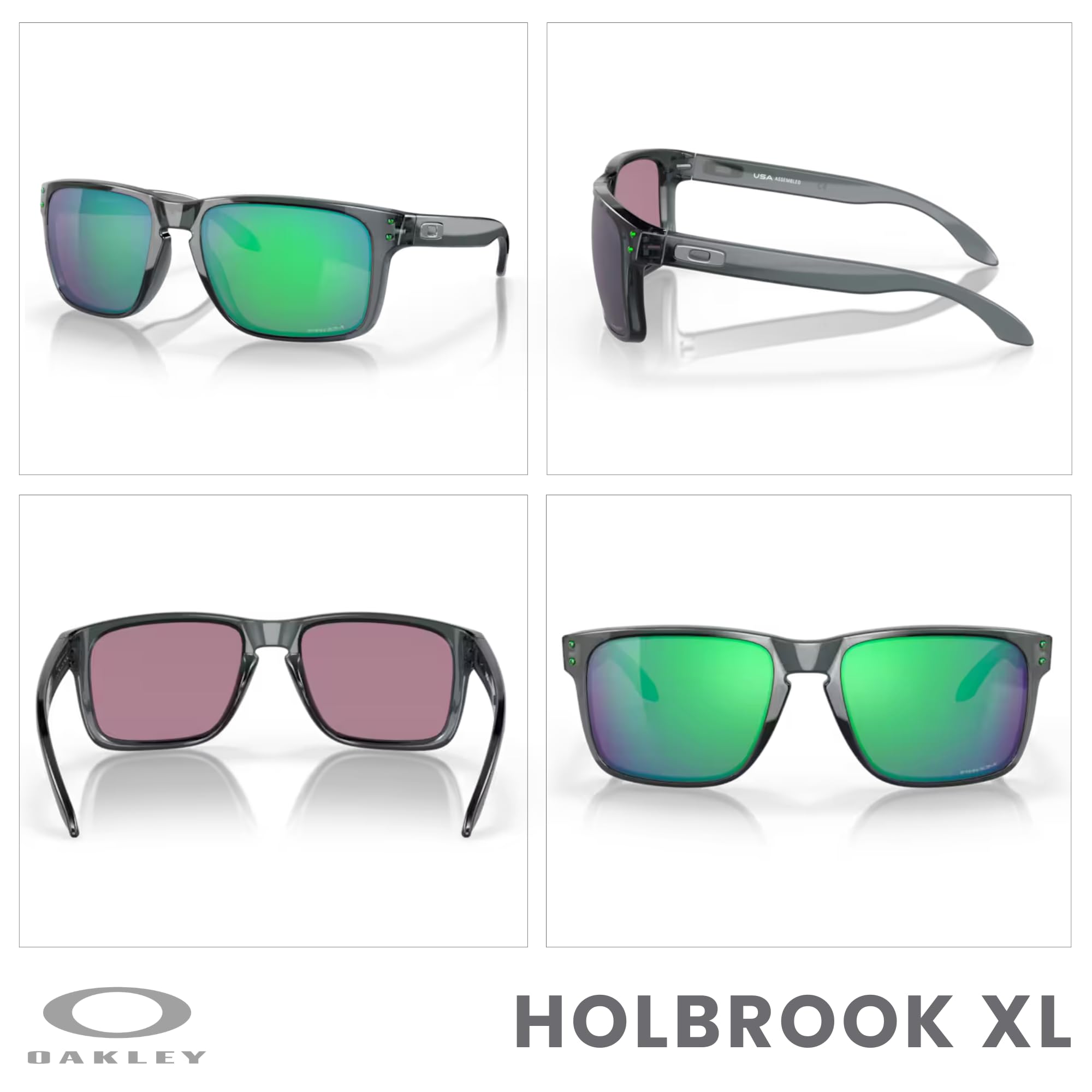 Oakley Holbrook XL OO9417 Square Sunglasses For Men+ BUNDLE Leash +Designer iWear Care Kit