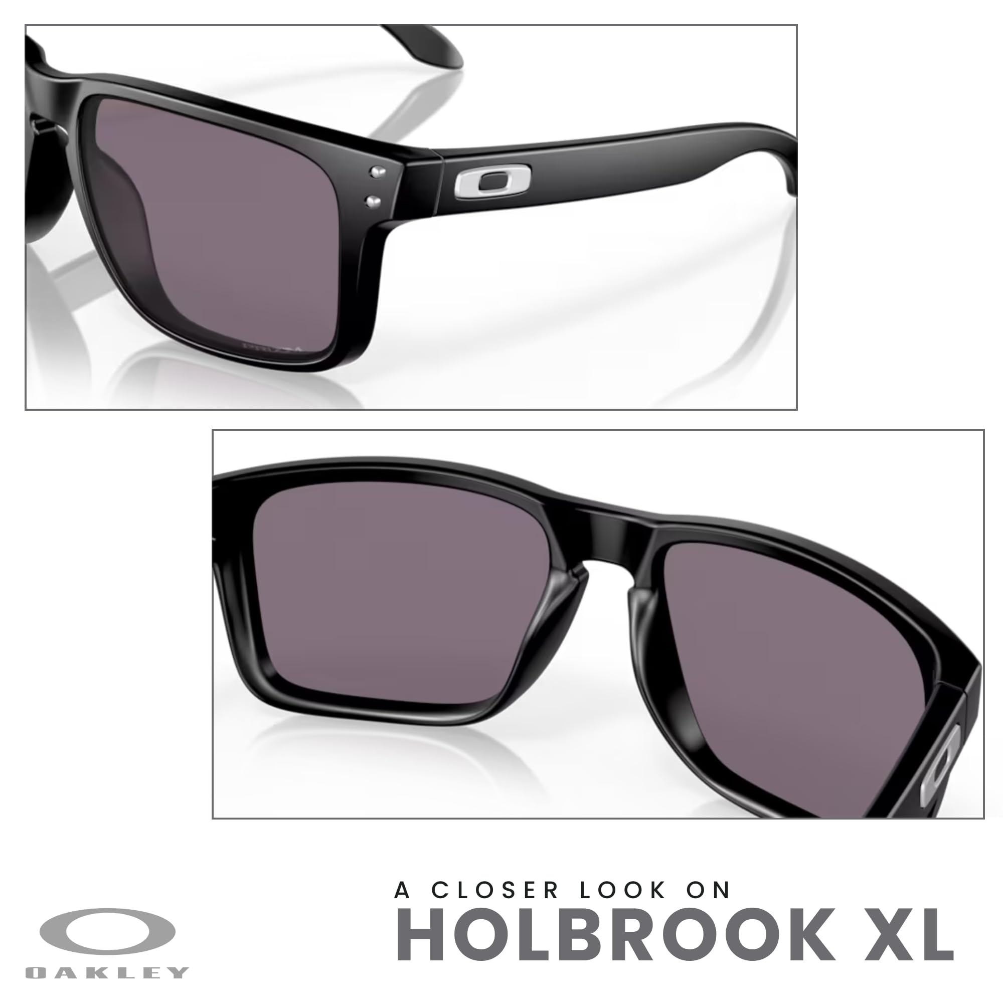 Oakley Holbrook XL OO9417 Square Sunglasses For Men+ BUNDLE Leash +Designer iWear Care Kit