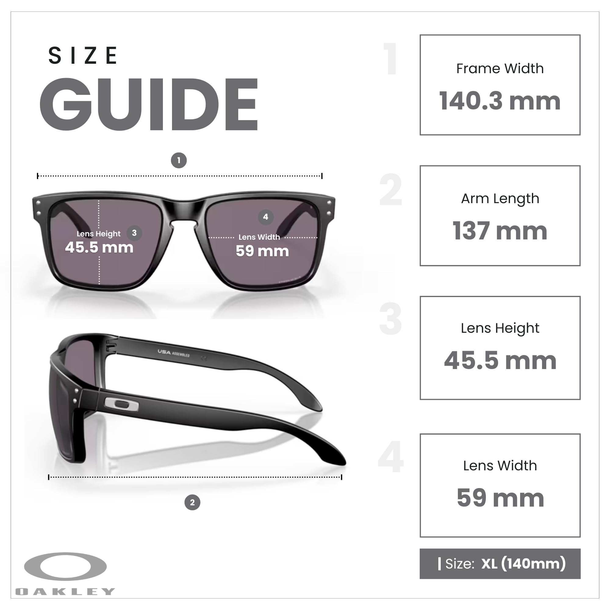 Oakley Holbrook XL OO9417 Square Sunglasses For Men+ BUNDLE Leash +Designer iWear Care Kit