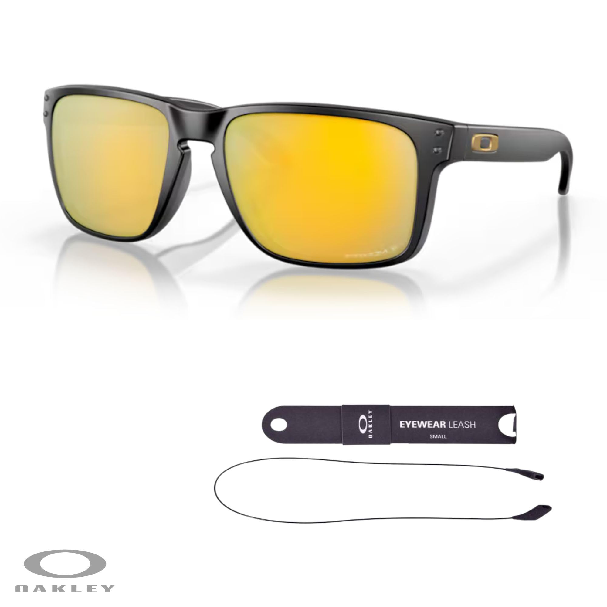 Oakley Holbrook XL OO9417 Square Sunglasses For Men+ BUNDLE Leash +Designer iWear Care Kit