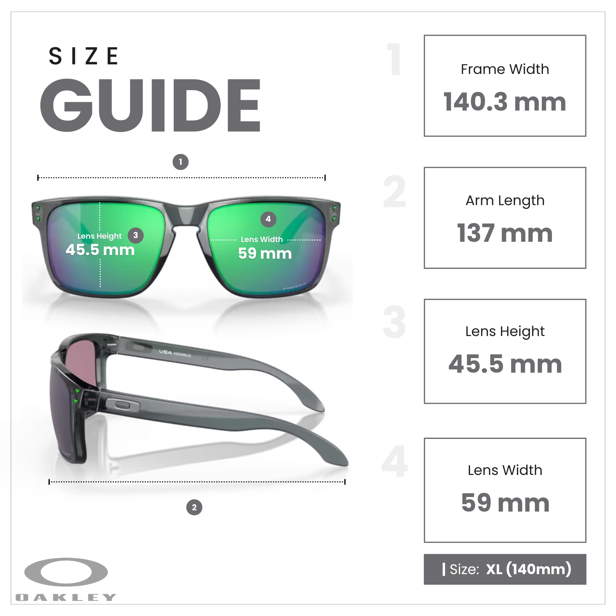 Oakley Holbrook XL OO9417 Square Sunglasses For Men+ BUNDLE Leash +Designer iWear Care Kit