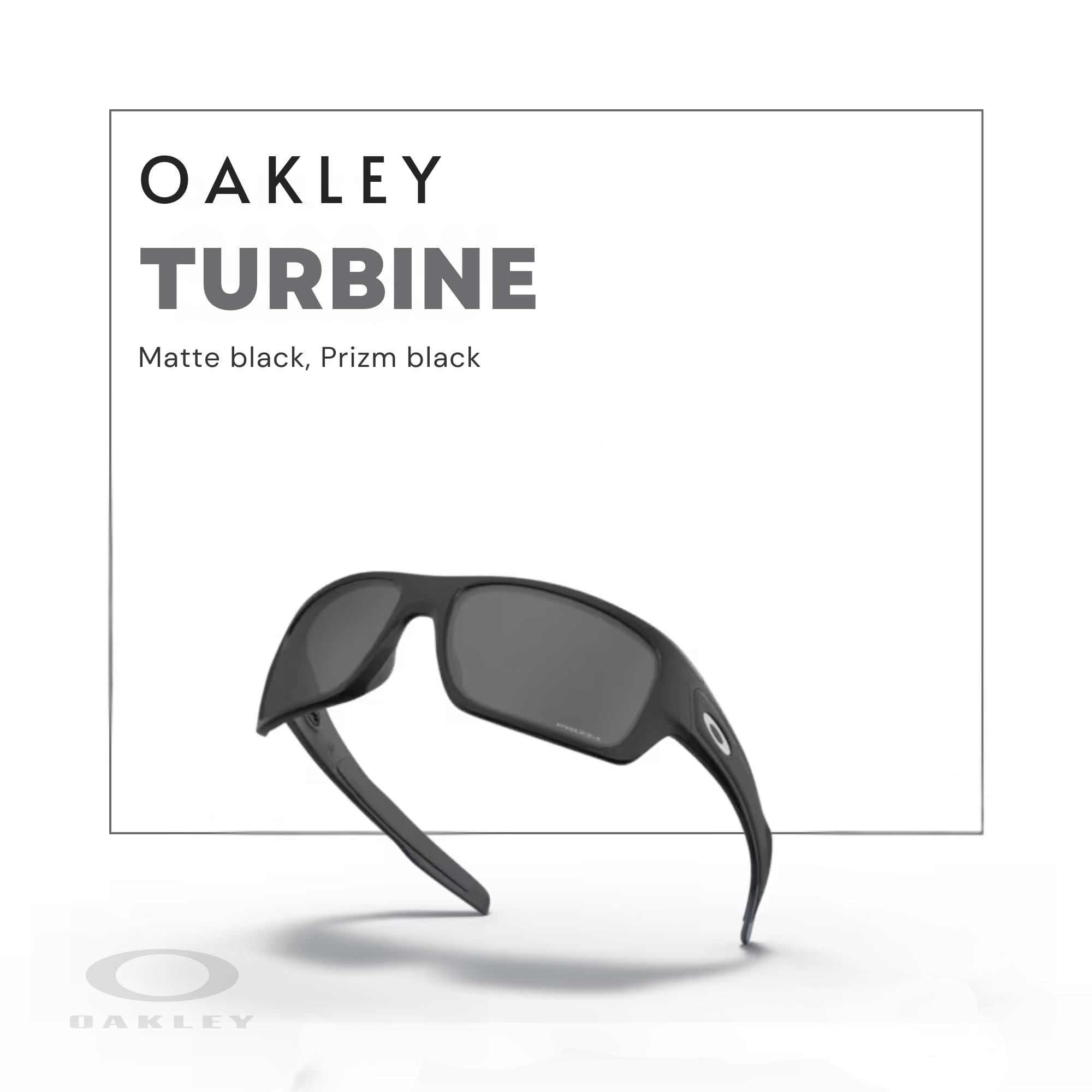 Oakley Turbine OO9263 Rectangular Sunglasses For Men+ BUNDLE Leash + BUNDLE with Designer iWear Eyewear Kit