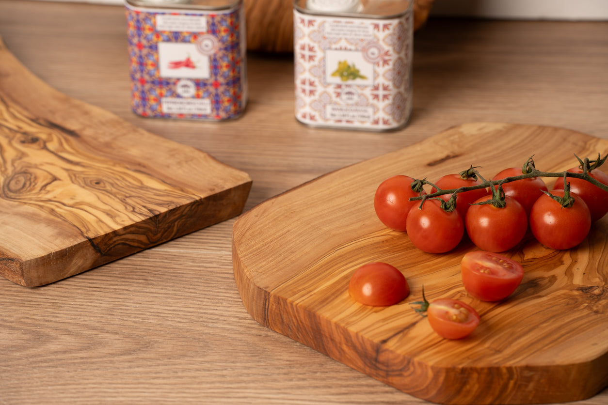Italian Olivewood Charcuterie Board - Rope Handle by Verve Culture