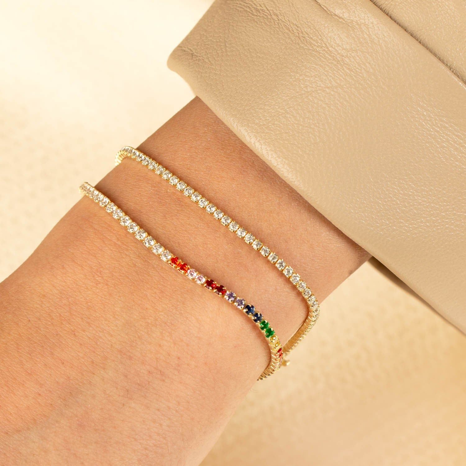 Classic Thin Tennis Bracelet - Adina's Jewels