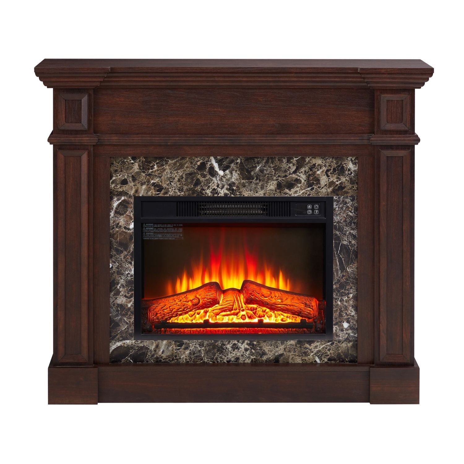 Only Mantel (NOT INCLUDED 23" FIREPLACE)--Cherry, 45.6"W*11.8"D*40"H